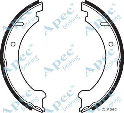 APEC BRAKING shu512 -  Комплект тормозных колодок